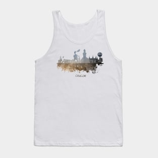 Krakow skyline art #Krakow #skyline Tank Top